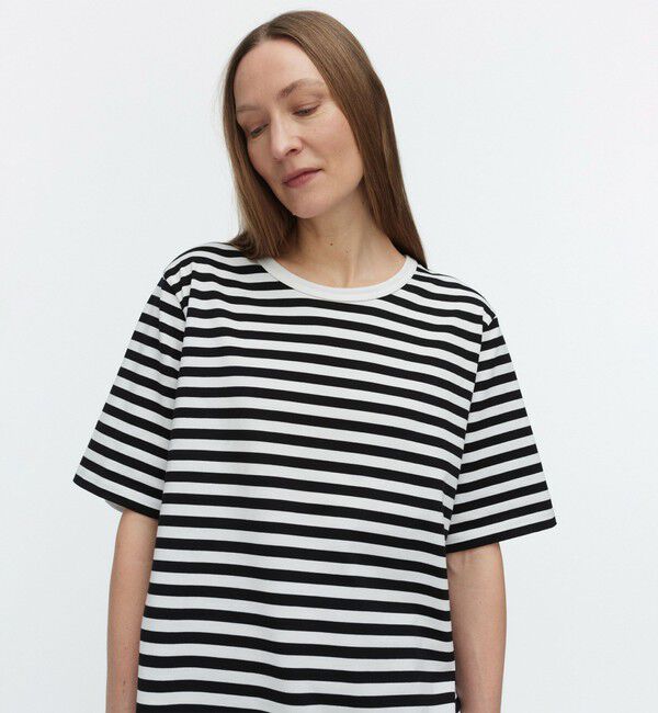 Marimekko「Tasaraita Unisex Tシャツ」|Tシャツ・カットソー|