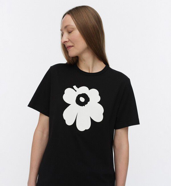 Marimekko「Erna Unikko Placement Tシャツ」|Tシャツ・カットソー|