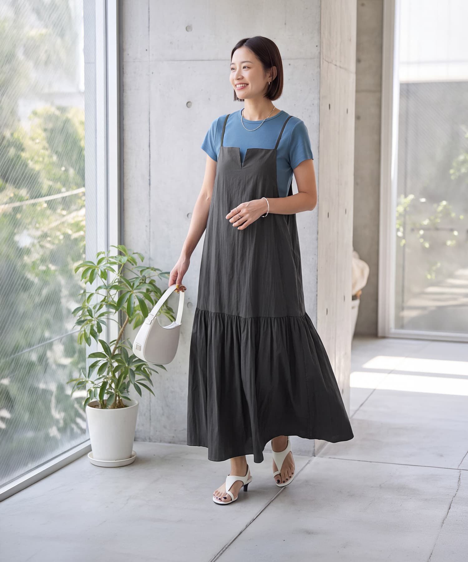 STYLE DELI「重ね着用カラーTシャツ」|Tシャツ・カットソー|