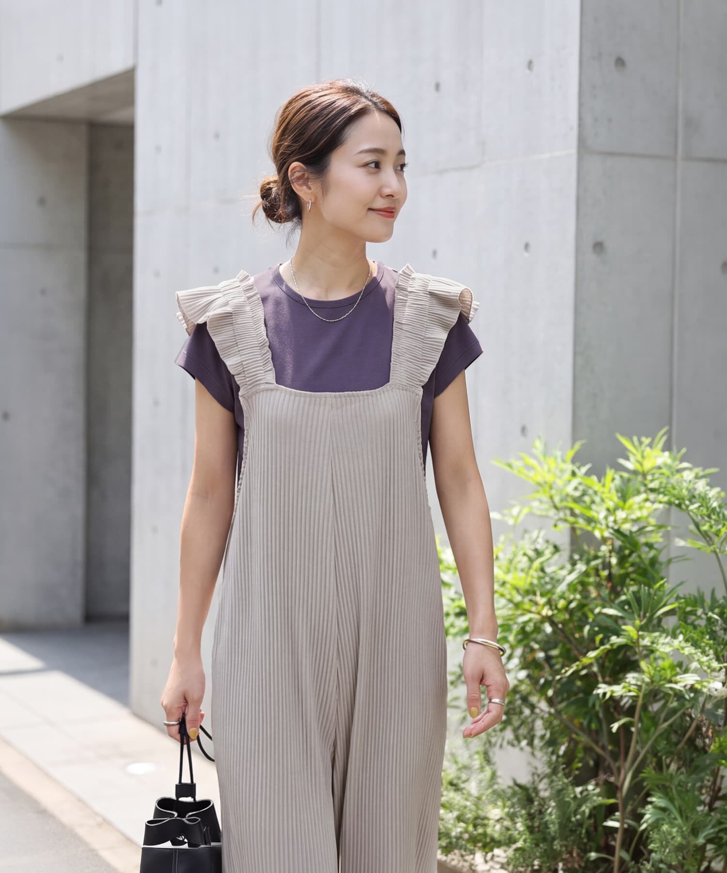 STYLE DELI「重ね着用カラーTシャツ」|Tシャツ・カットソー|パープル