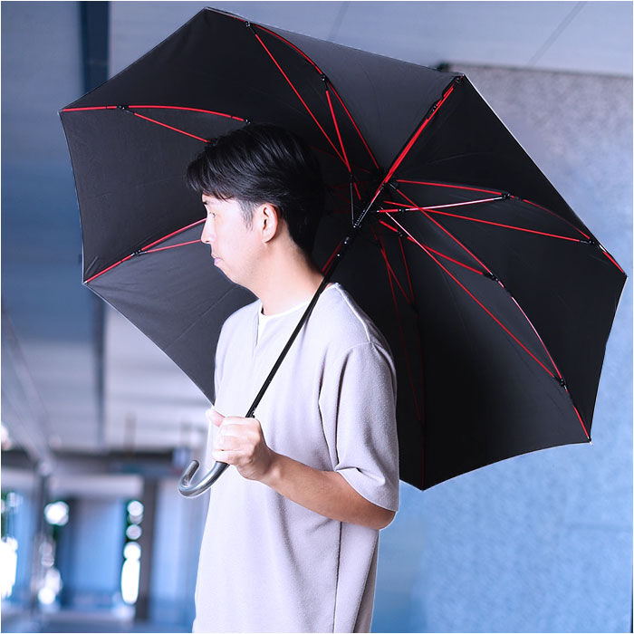 BACKYARD FAMILY「mabu 傘 マブ メンズ 通販 65cm 長傘 雨傘 ジャンプ傘 かさ ワンタッチ傘 大きい」|傘|