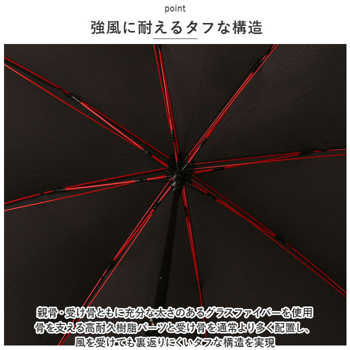 BACKYARD FAMILY「mabu 傘 マブ メンズ 通販 65cm 長傘 雨傘 ジャンプ傘 かさ ワンタッチ傘 大きい」|傘|