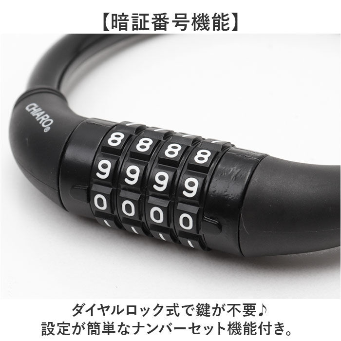 BACKYARD FAMILY「chiaro キアーロ ワイヤーロック ダイヤル式 P-4273S 通販 ナンバーセット」|その他|