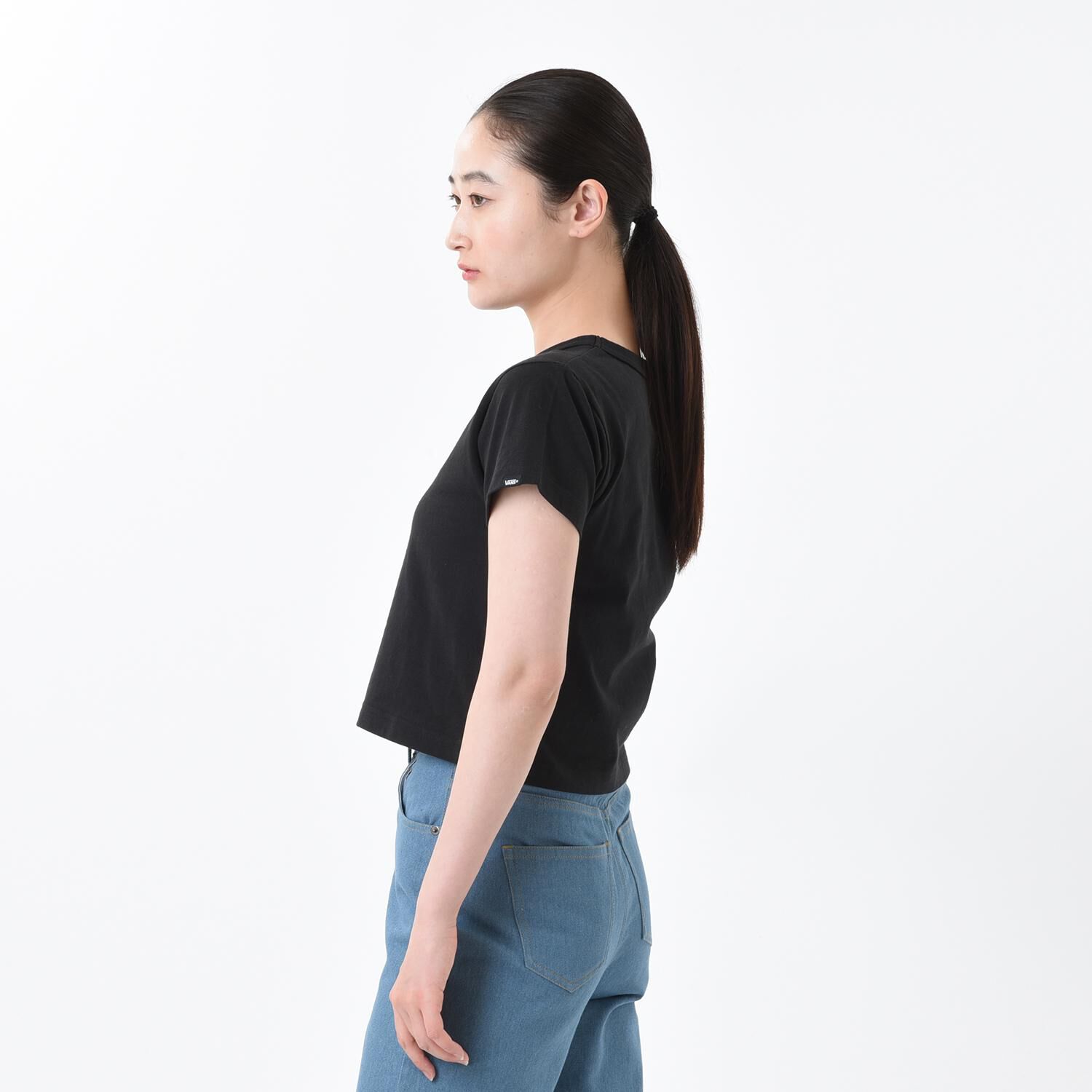 VANS「【VANSｱﾊﾟﾚﾙ(WJ)】W cropped T-shirt」|Tシャツ・カットソー|