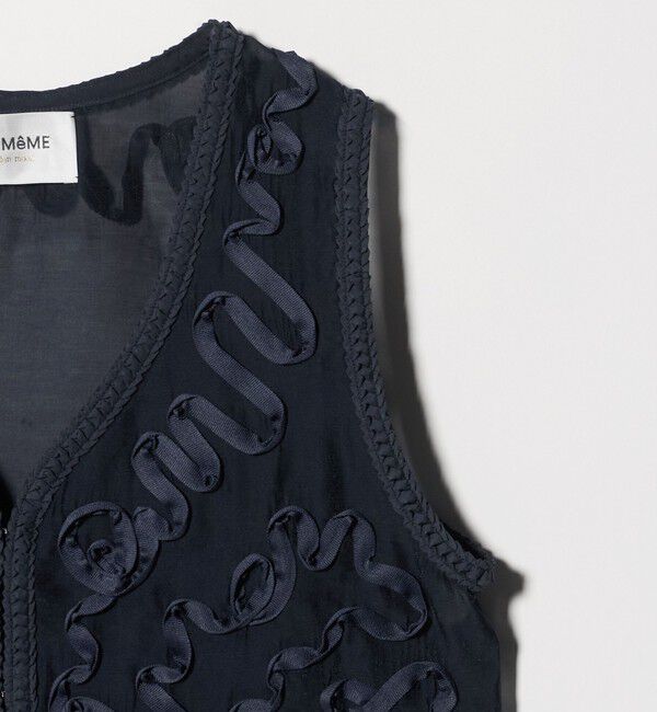 UNITED ARROWS「＜MARILYN MOON＞コード エンブロイダリー ベスト」|ベスト・ジレ|