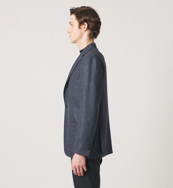 UNITED ARROWS「4プライ ウーステッド シングル 3ボタン テーラードジャケット CーMODEL」|テーラードジャケット|