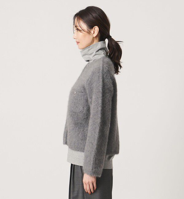UNITED ARROWS「フォックスカシミヤ クルーネック ジャケット カーディガン」|カーディガン|