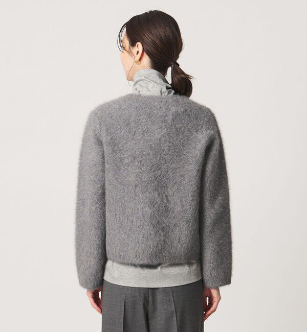 UNITED ARROWS「フォックスカシミヤ クルーネック ジャケット カーディガン」|カーディガン|