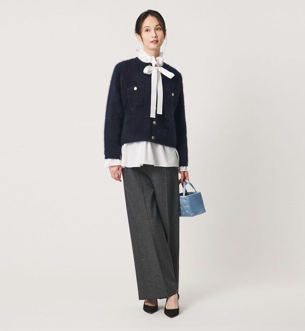 UNITED ARROWS「フォックスカシミヤ クルーネック ジャケット カーディガン」|カーディガン|