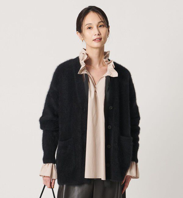 UNITED ARROWS「フォックスカシミヤ ミドル カーディガン」|カーディガン|
