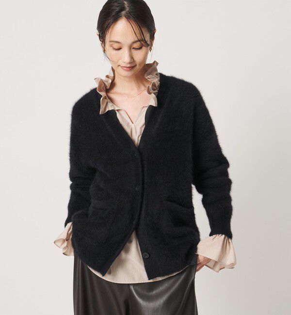 UNITED ARROWS「フォックスカシミヤ ミドル カーディガン」|カーディガン|
