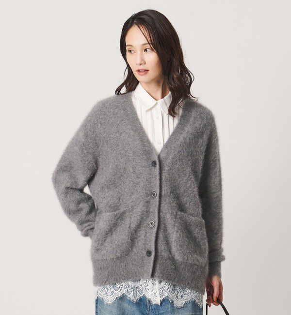 UNITED ARROWS「フォックスカシミヤ ミドル カーディガン」|カーディガン|
