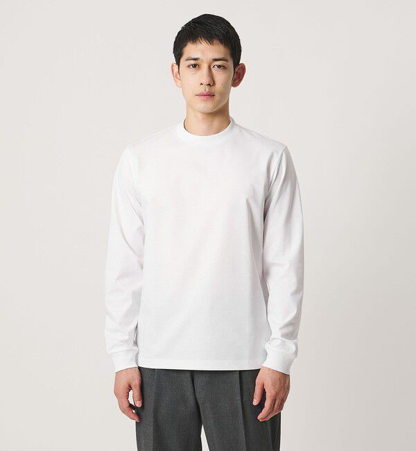 UNITED ARROWS「ポンチ ロングスリーブ Tシャツ UA COZY 抗菌防臭 接触冷感」|Tシャツ・カットソー|