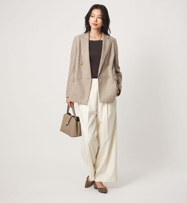 UNITED ARROWS green label relaxing「［size SHORTあり］スラブ ダブルジャケット」|テーラードジャケット|