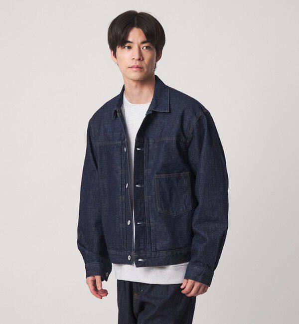 UNITED ARROWS green label relaxing「ファーストタイプ デニム ジャケット」|ブルゾン・スタジャン|