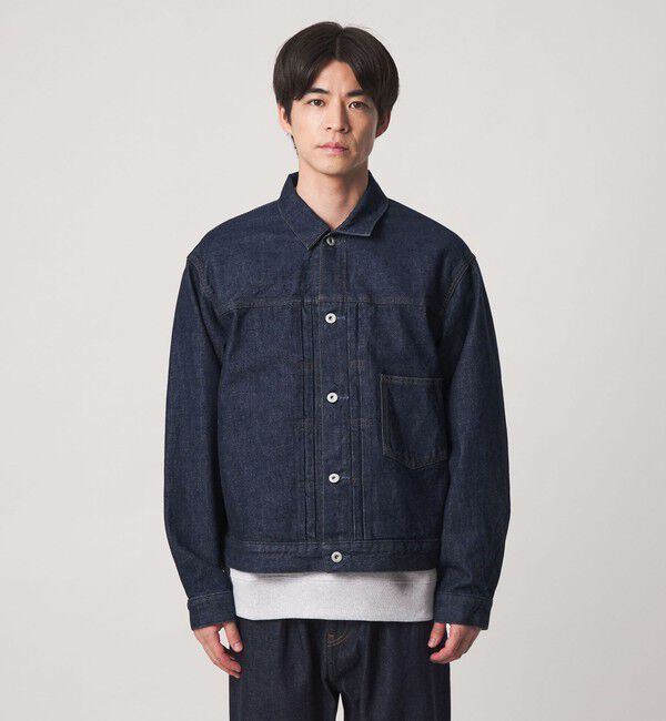 UNITED ARROWS green label relaxing「ファーストタイプ デニム ジャケット」|ブルゾン・スタジャン|