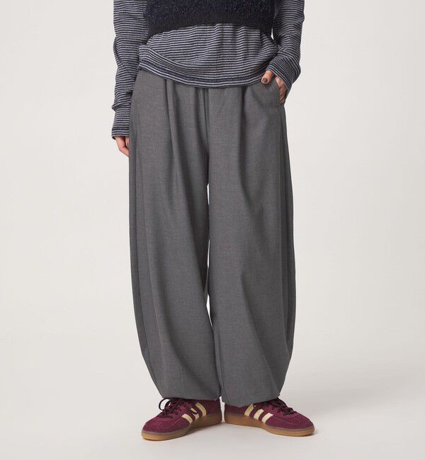 UNITED ARROWS green label relaxing「【WEB限定】＜at ease＞ バルーン パンツ マシンウォッシャブル ストレッチ 帯電防止」|その他|