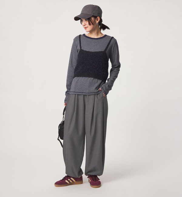 UNITED ARROWS green label relaxing「【WEB限定】＜at ease＞ バルーン パンツ マシンウォッシャブル ストレッチ 帯電防止」|その他|