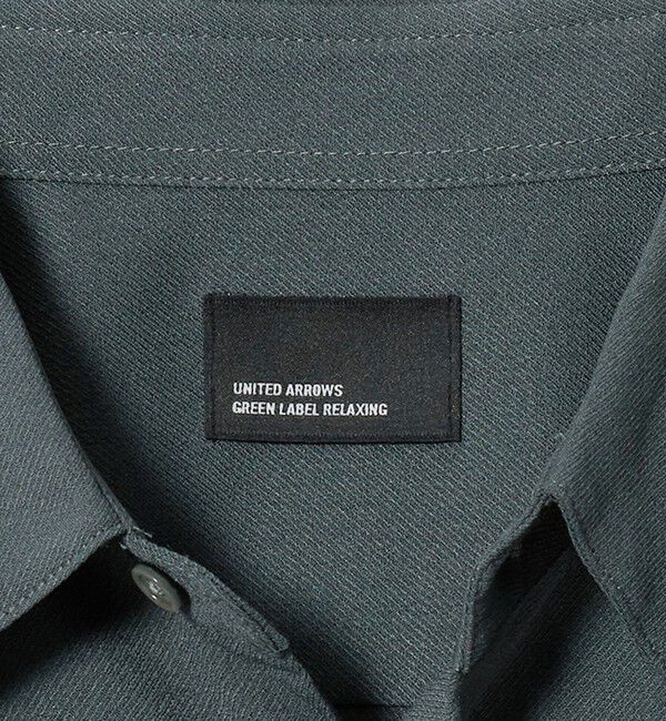 UNITED ARROWS green label relaxing「【WEB限定】JUST fit ウールライク 長袖 シャツ」|シャツ・ブラウス|