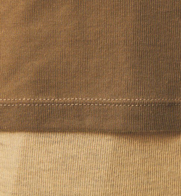 UNITED ARROWS green label relaxing「【WEB限定】＜at ease＞ハイショク レイヤード プルオーバー カットソー」|Tシャツ・カットソー|