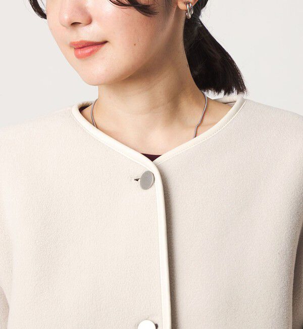UNITED ARROWS green label relaxing「【WEB限定】＜at ease＞フリース ボア リバーシブル ブルゾン」|その他|