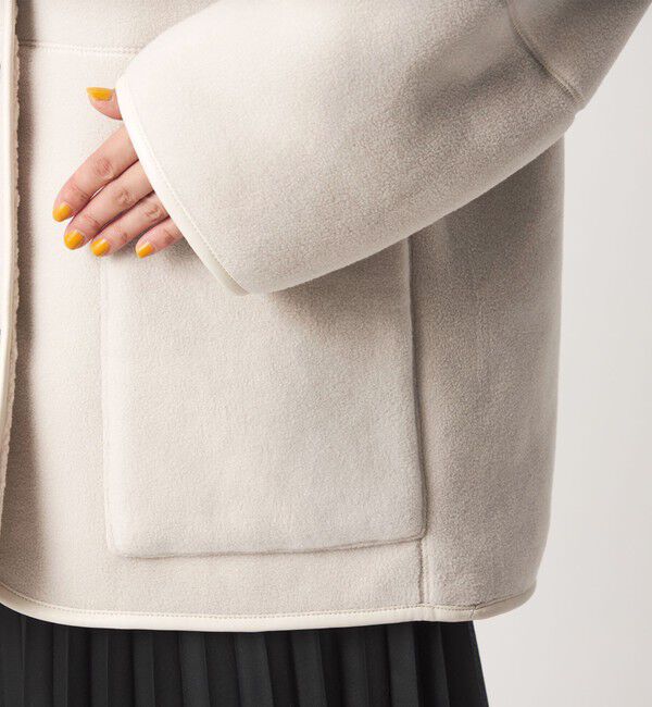 UNITED ARROWS green label relaxing「【WEB限定】＜at ease＞フリース ボア リバーシブル ブルゾン」|その他|
