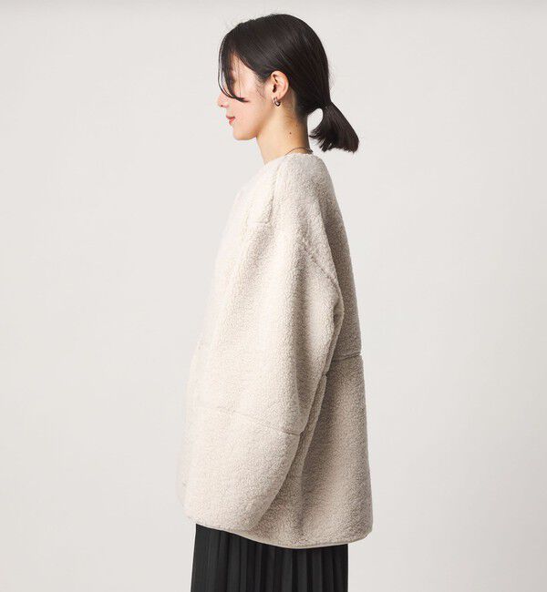 UNITED ARROWS green label relaxing「【WEB限定】＜at ease＞フリース ボア リバーシブル ブルゾン」|その他|