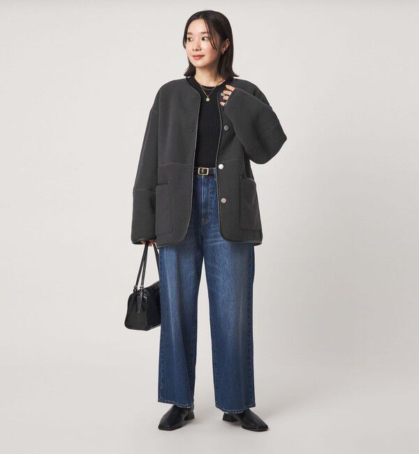 UNITED ARROWS green label relaxing「【WEB限定】＜at ease＞フリース ボア リバーシブル ブルゾン」|その他|