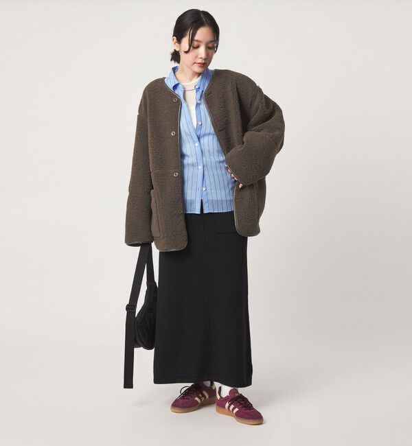 UNITED ARROWS green label relaxing「【WEB限定】＜at ease＞フリース ボア リバーシブル ブルゾン」|その他|