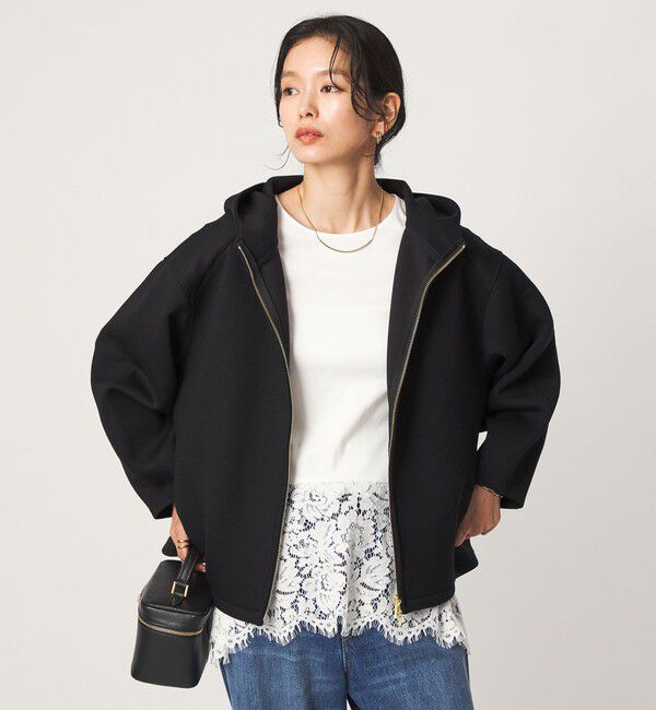 UNITED ARROWS green label relaxing「ダンボール ジップ フーディ」|パーカー|