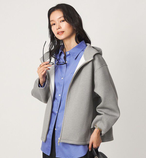 UNITED ARROWS green label relaxing「ダンボール ジップ フーディ」|パーカー|