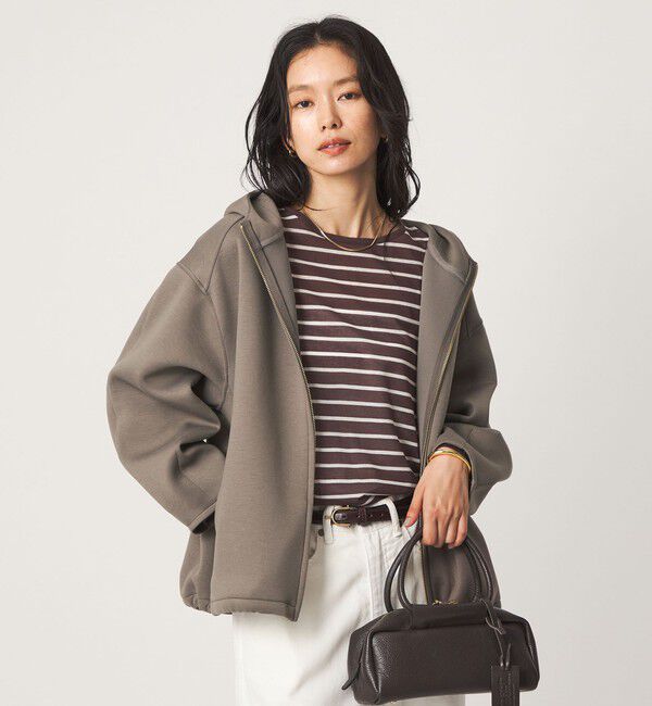 UNITED ARROWS green label relaxing「ダンボール ジップ フーディ」|パーカー|
