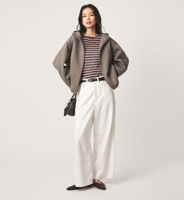 UNITED ARROWS green label relaxing「ダンボール ジップ フーディ」|パーカー|
