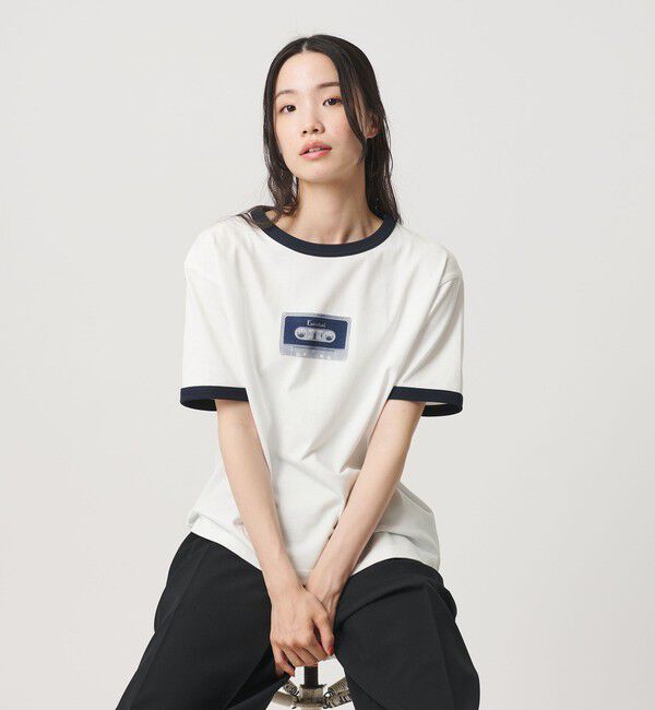 BEAUTY&YOUTH UNITED ARROWS「【WEB限定】グラフィック リンガーTシャツ」|Tシャツ・カットソー|