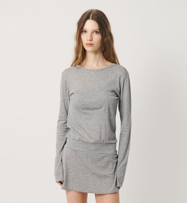 ATTISESSION「＜ATTISESSION＞ハーフミラノリブ ミニ ワンピース 2WAY」|ワンピース|