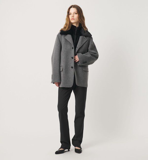 ATTISESSION「＜ATTISESSION＞フェイクファー 2WAYカラー コート」|その他|