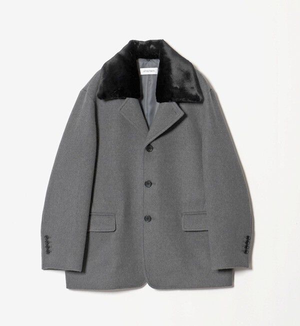 ATTISESSION「＜ATTISESSION＞フェイクファー 2WAYカラー コート」|その他|