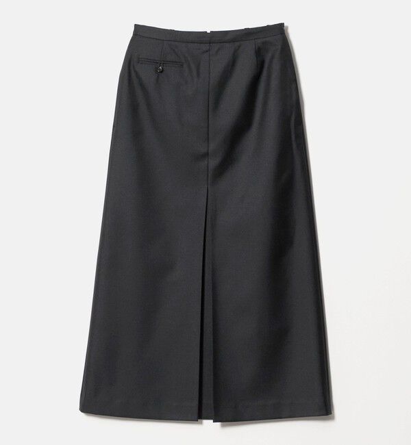 BEAUTY&YOUTH UNITED ARROWS「ボックスタック スカート 防シワ ウォッシャブル」|スカート|BLACK