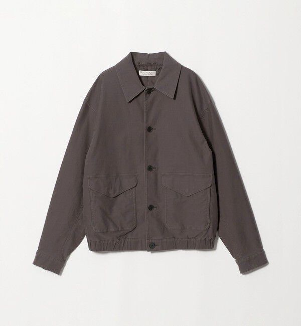 BEAUTY&YOUTH UNITED ARROWS「ブラッシュド コットン ショート ブルゾン」|その他|DK.BROWN