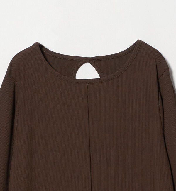 BEAUTY&YOUTH UNITED ARROWS「【WEB限定】リブ ロングスリーブ カットソーワンピース」|ワンピース|