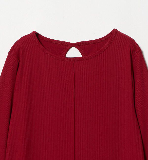 BEAUTY&YOUTH UNITED ARROWS「【WEB限定】リブ ロングスリーブ カットソーワンピース」|ワンピース|