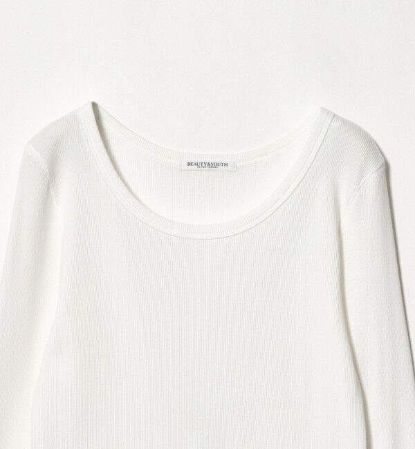 BEAUTY&YOUTH UNITED ARROWS「コットンリブ クルーネック ロングスリーブ」|Tシャツ・カットソー|