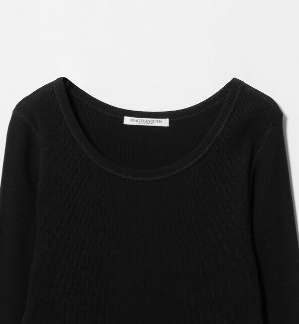 BEAUTY&YOUTH UNITED ARROWS「コットンリブ クルーネック ロングスリーブ」|Tシャツ・カットソー|