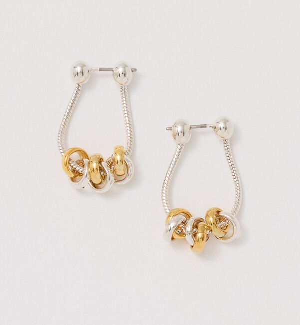 BEAUTY&YOUTH UNITED ARROWS「＜LAPUIS＞Coil チェーン ピアス」|ピアス|