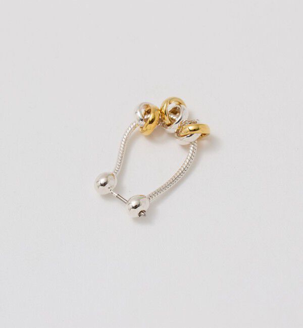 BEAUTY&YOUTH UNITED ARROWS「＜LAPUIS＞Coil チェーン ピアス」|ピアス|
