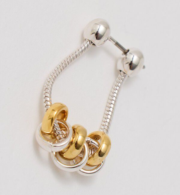 BEAUTY&YOUTH UNITED ARROWS「＜LAPUIS＞Coil チェーン ピアス」|ピアス|