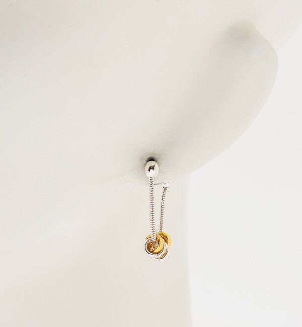 BEAUTY&YOUTH UNITED ARROWS「＜LAPUIS＞Coil チェーン ピアス」|ピアス|