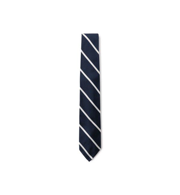 BEAMS PLUS「Ivy Tie Regimental Bar Stripe」|ネクタイ・蝶ネクタイ|SILVER
