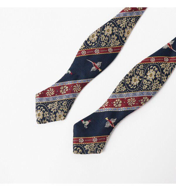 BEAMS PLUS「Silk Bow Tie Calico Stripe」|ネクタイ・蝶ネクタイ|