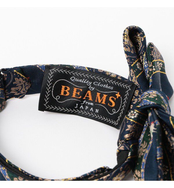 BEAMS PLUS「Silk Bow Tie Calico Stripe」|ネクタイ・蝶ネクタイ|